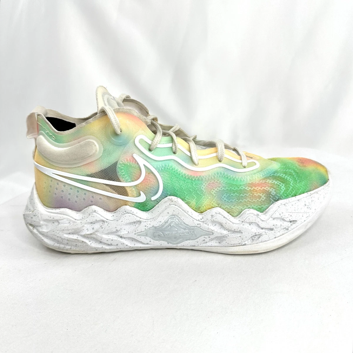 Nike Air Zoom GT RUN Men Size 10 Multicolor Tie Dye Basketball