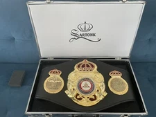 Official Tyson Fury WBA SUPER CHAMPION Commemorative Boxing Belt + CASE-WBC, WBO
