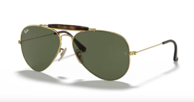 Ray ban 3029 Outdorsman II - 62 181 - Sonnenbrille - Gold/Grün G15