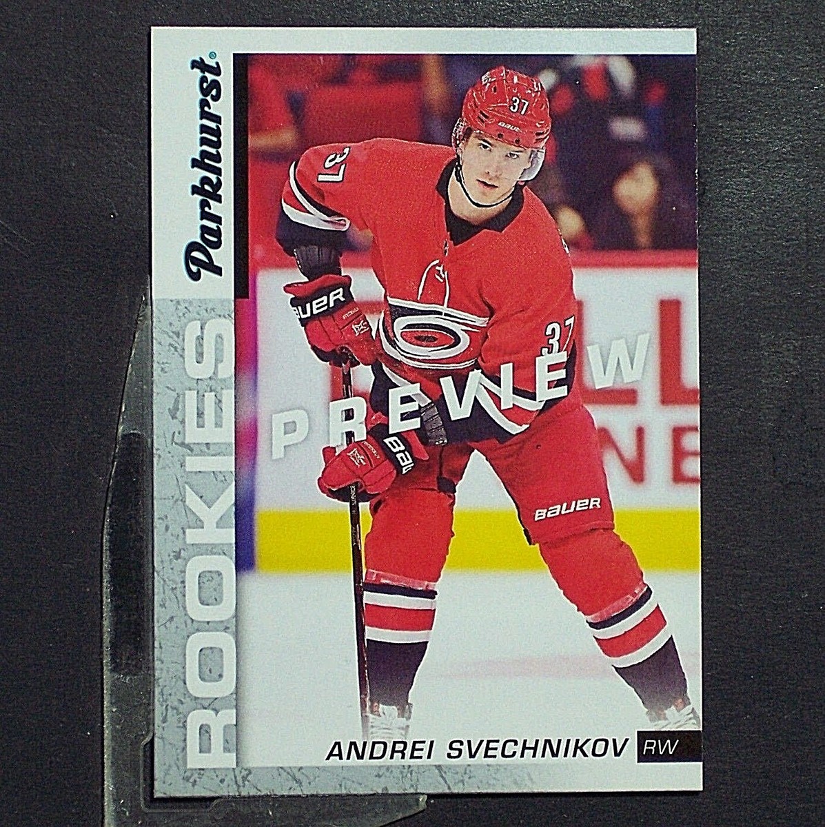 ANDREI SVECHNIKOV RC 2018-19 UD Parkhurst ROOKIES #PR9 Carolina