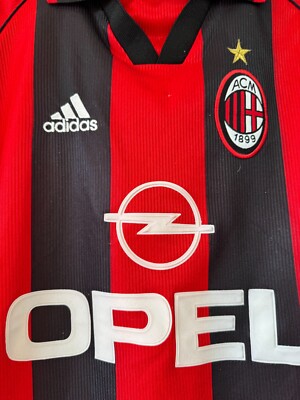 AC MILAN 2000-2001 HOME SHIRT ANDRIY SCHEVCHENKO #7 [M] ADIDAS