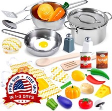 Cocina Para Ni as De Juguete Accesorios Cocinita Regalos Para Ni as, Pots Y Pans