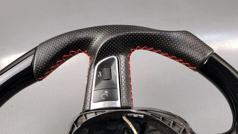 Audi A4 Quattro S4 S Line Triptronic 2009 2012 piano volante negro Foto 3 de 4