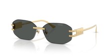 Versace Women's VE2274 100287 58mm Sunglasses Gold/Dark Grey lens