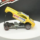 Vintage Hot Wheels Redline Snake Funny Car Yellow Enamel - Excellent Condition