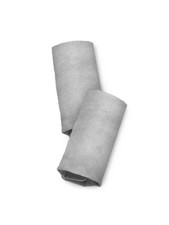 On the GOldbug Reversible Car Seat and Stroller Strap Covers, Solid Gray, 1 Pair
