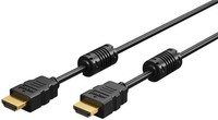 10X Goobay 61305 Standard High-Speed-Hdmi™-Kabel Mit Ethernet, Ferrite, 15 M, Sc