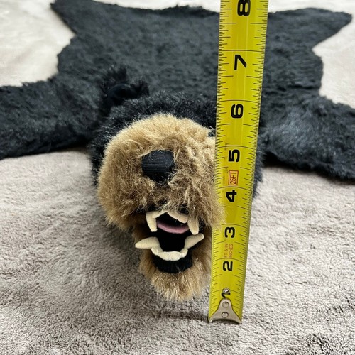 Alfombra Carstens Pequeña Felpa Oso Negro Animal 36x29 Cabaña Casa del Lago Niños Habitación Decoración - Imagen 9 de 9