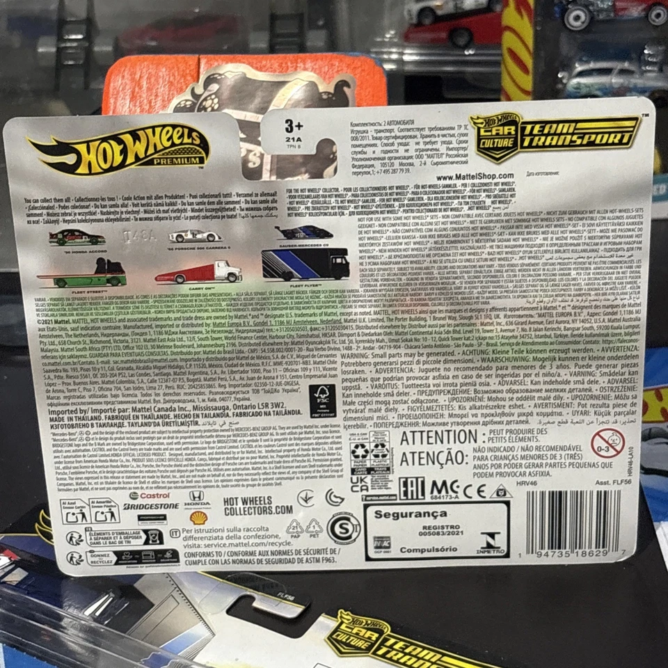 Hot Wheels Premium Team Transport 96 Honda Accord y Fleet Street FLF56 ver foto Foto 2 de 2