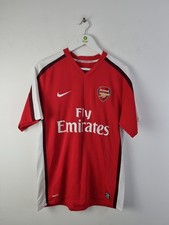Nike Arsenal FC 2008/09 Home Shirt Pre-printed M USED