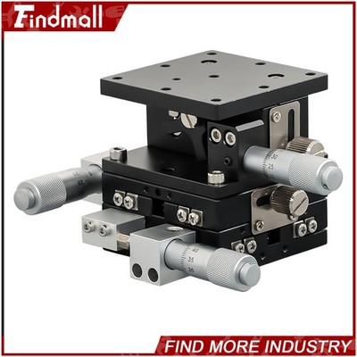 3Axis Linear Stage Trimming Platform Bearing Tuning Sliding 60x60mm XYZ