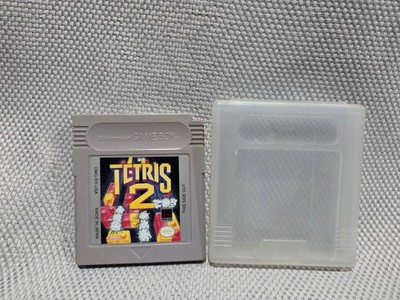 Tetris 2 (Nintendo Gameboy) Excellent Condition w/ Plastic Cover Tested Working 