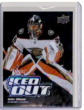 2022-23 Upper Deck Allure Iced out John Gibson Anaheim Ducks #IO-2