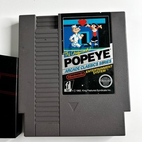 Popeye (Nintendo NES, 1982 NTSC-U/C A) Action-Platformer Tested 5 Screw