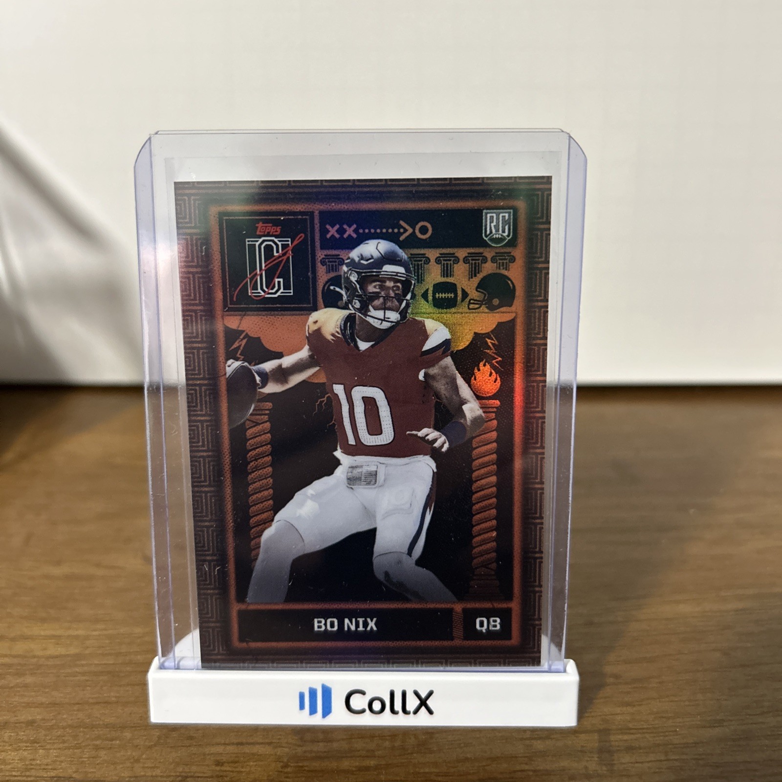 2024 Topps Signature Class Bo Nix Odyssey  Case Hit. #O-4