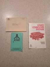 Atari 2600 System Console Instruction Manual Booklet ONLY Model CX2600A