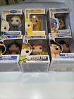 DAMAGED Lot of 6 Disney Funko Pops Princess Elsa Rapunzel Jasmine Aladdin Pan