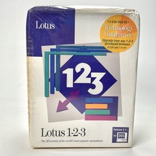 Lotus 1-2-3 Release 3.1 DOS 83113 Vintage Computing Factory Sealed