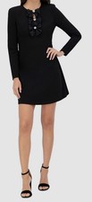 Eliza J Women's Black Bow-Trim Cocktail Dress Size 6