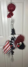 43  Halloween Hanging Or Sitting Scary Clown Animated Decoration