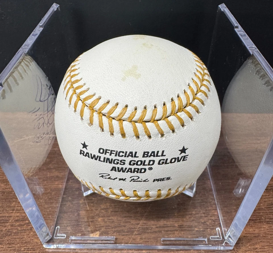 Guante de Oro Rawlings Firmado Adrián González Premio Béisbol JSA *857 Foto 2 de 3