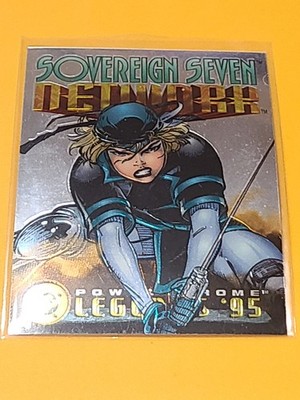 DC COMICS SOVEREIGN SEVEN NETWORK 1995 SKYBOX LEGENDS POWER CHROME #145