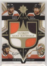 2020 Ultimate Collection Quad Materials 71/99 Claude Giroux Jakub Voracek 0pz2