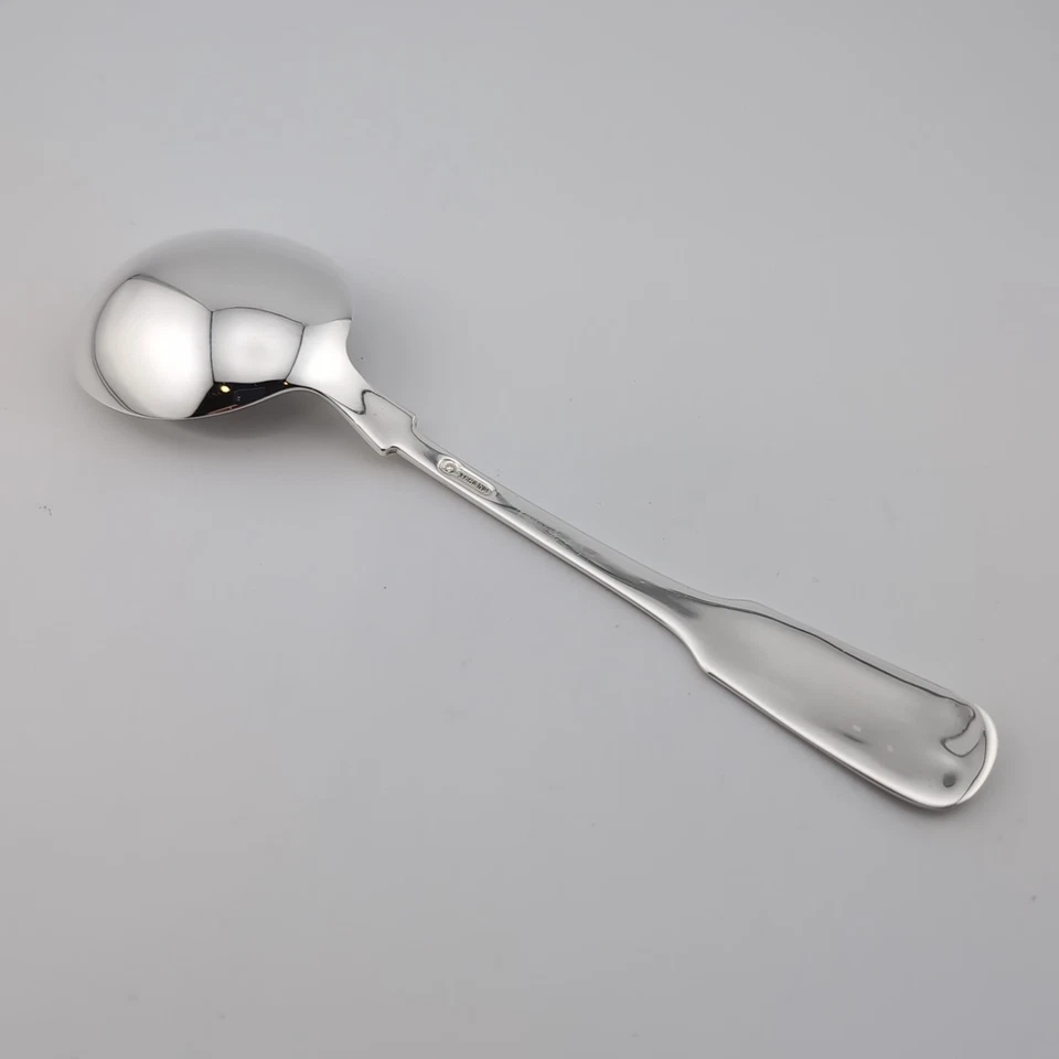 Cuchara sopera crema de plata esterlina International 1810 - 6 1/4" - sello antiguo Foto 2 de 3