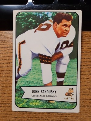 1954 Bowman - John Sandusky #28 Cleveland Browns EX