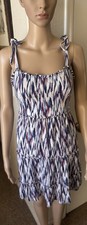 Live to Be Spoiled Women's Summer Sleeveless Mini Dress 3 tier mini dress L bo