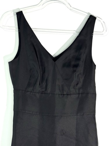 Banana Republic Black Sleeveless Sheath Dress Women’s Size 2 - Picture 3 of 5