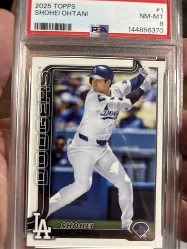 2025 Topps #1 SHOHEI OHTANI - Los Angeles Dodgers - PSA 8