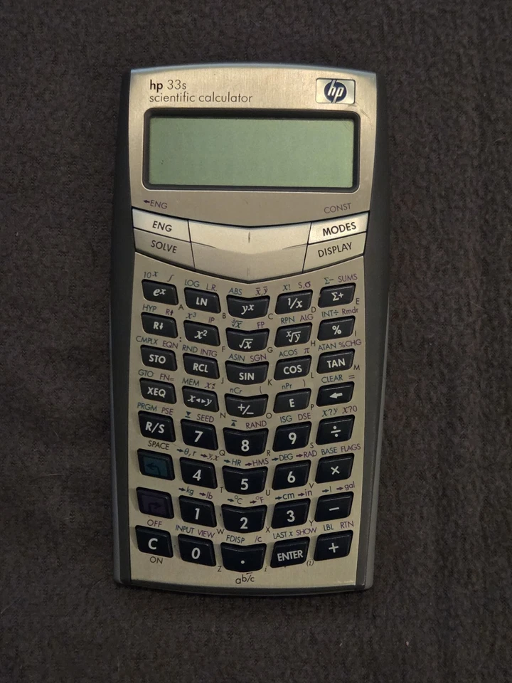Calculadora científica HP 33S de colección baterías nuevas probadas y funciona usadas Foto 3 de 3