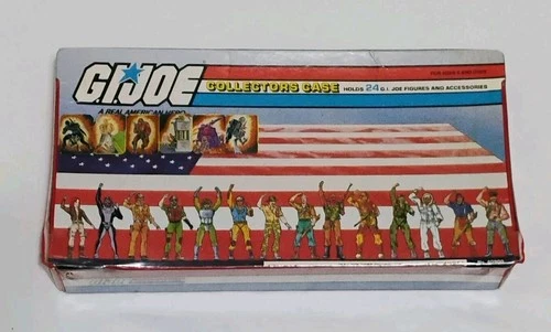 Vintage 1984 GI Joe Figure Collectors Carrying Case-Missing One Tray