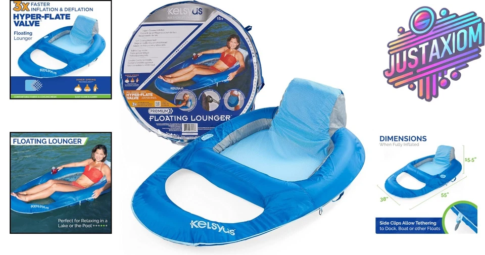Ultra Comfortable Inflatable Float Chair with Quick Inflation - Ideal for Adults - Image 2 of 4