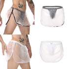 Culotte homme slip incontinence entraînement bikini PVC tangas yoga sous vêtement