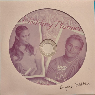 The Wedding Planner - DISC ONLY - English Subtitles - Tested - Free Shipping