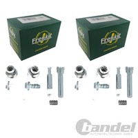 2X Frenkit FÜHRUNGSHÜLSEN-SATZ Bremssattel Vorne Passend FüR Hyundai IX55