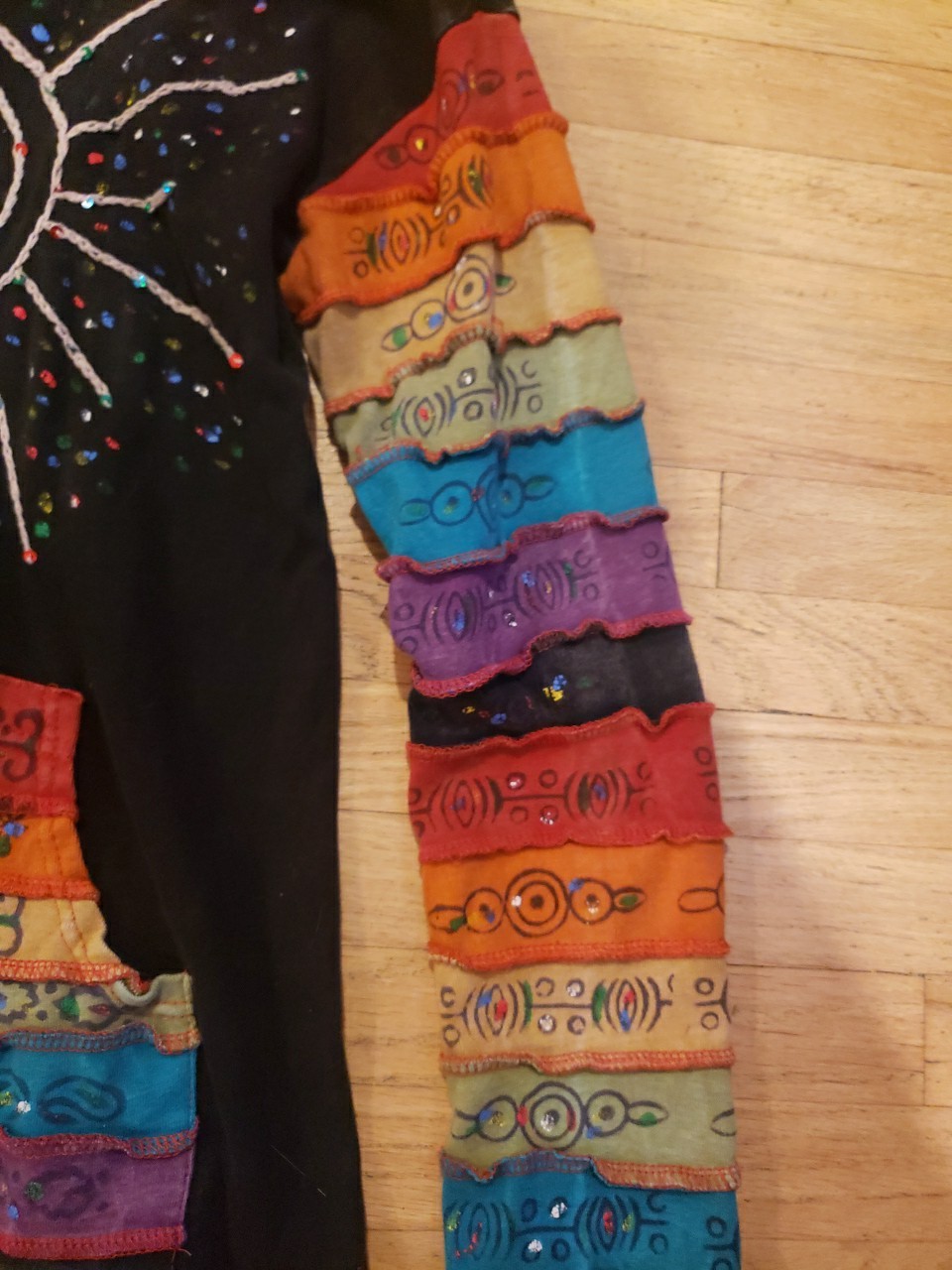 Rising Tide Jacket Embroidered Patchwork Nepal Hi… - image 5