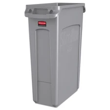 Rubbermaid Commercial 354060GY 23 gal Rectangular Receptacle w/ VC - GRY New