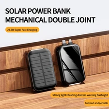 Mini Solar Power Bank Portable Keychain Powerbank For Cell Phone 5000mAh