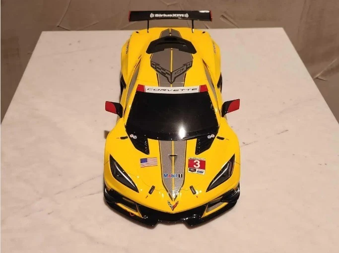 CORVETTE CHEVROLET YELLOW 2020 C8-R #3 GT SPIRIT USA EXCLUSIVE 1/18 #0262 W/BOX - Image 2 of 4