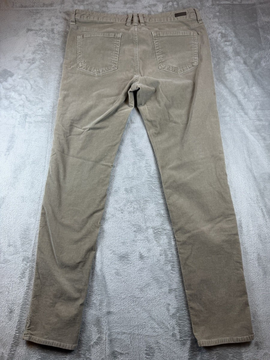 KUT from The Kloth Corduroy Pants Women's Diana Skinny Tan Size 14