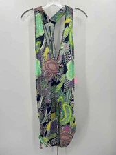 Pre-Owned Luli Fama Navy Size XS Coverup