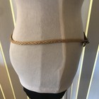 Skinny Macramé￼ Rope Faux Leather Belt Stretch One Size ￼3/8” Wide-33” Long — photo 5