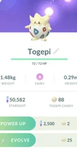 Pokemon Rare Hatch Baby Togepi Safe And Fast