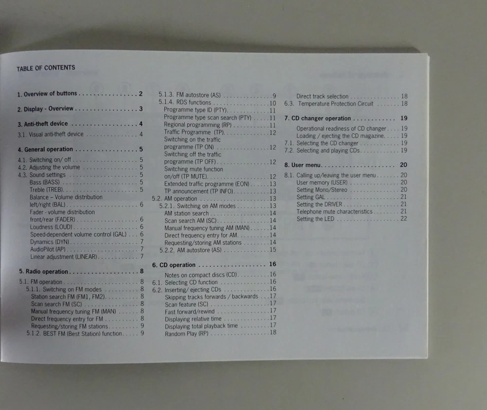 Manual Del Propietario Porsche Radio CDR 23 Para 911 + Boxster - Imagen 2 de 4