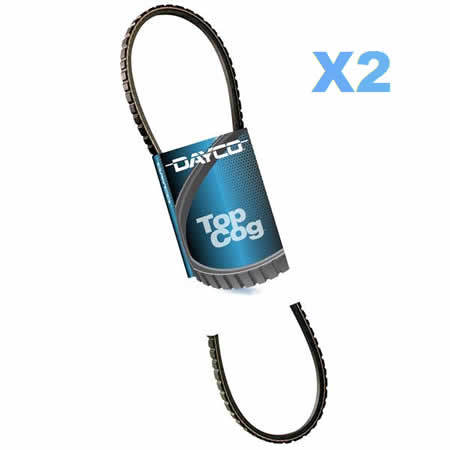 DAYCO Belt Alt&A/C x2 FOR Ford Fairlane 11/1973-5/1976,4.1L,Carb,ZG - Picture 1 of 1