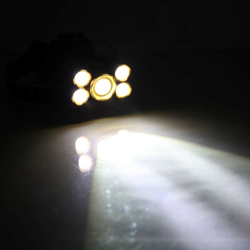 80000LM 5 LED Zoom LED Ricaricabile 18650 Testa Proiettore Lampada Caricatorcia Stati Uniti - Foto 10 di 11