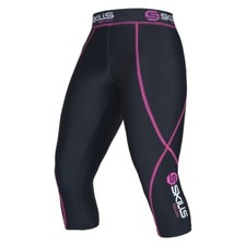 3/4 Women High Waist Capri Yoga Fitness Capri Sports Leggings Running Gym Pants